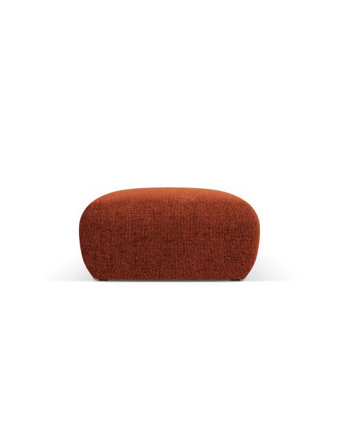 Nolio 1-Sitzer-Fußhocker, Terrakotta, 75 x 75 x 36 cm