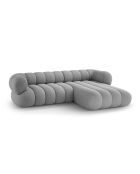Divano angolare destro Koge 5 posti grigio chiaro - 270x165x70 cm