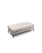 Banco Bali de 2 plazas beige - 133x62x40 cm
