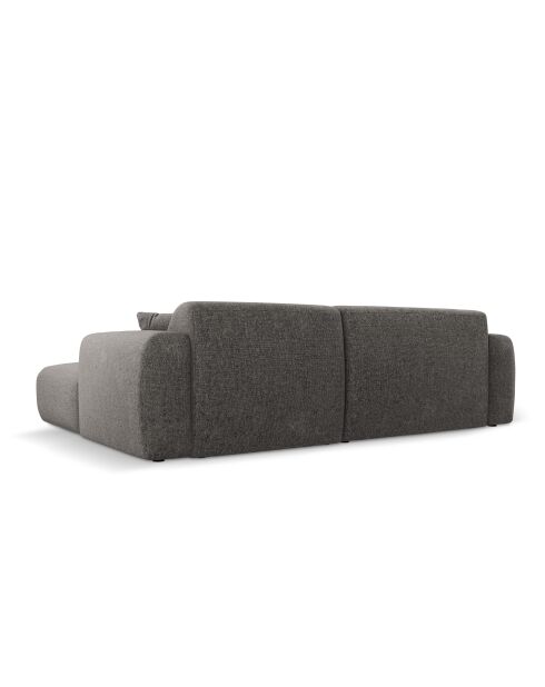 Nolio 4-zits grijze linkerhoekbank - 235x170x72 cm