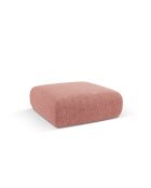 Nolio 2-Sitzer-Fußhocker, rosa, 100 x 100 x 36 cm