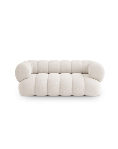Canapé Koge 2 places beige clair - 180x95x70 cm