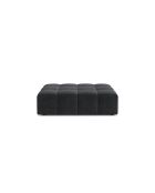 Sitzsack Chicago aus Samt, 1-Sitzer, grau - 102x84x42 cm