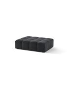 Sitzsack Chicago aus Samt, 1-Sitzer, grau - 102x84x42 cm