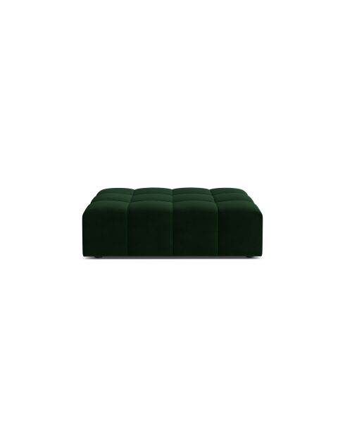 Sitzsack Chicago aus Samt, 1-Sitzer, Flasche, grün - 102x84x42 cm