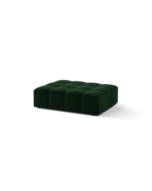 Sitzsack Chicago aus Samt, 1-Sitzer, Flasche, grün - 102x84x42 cm