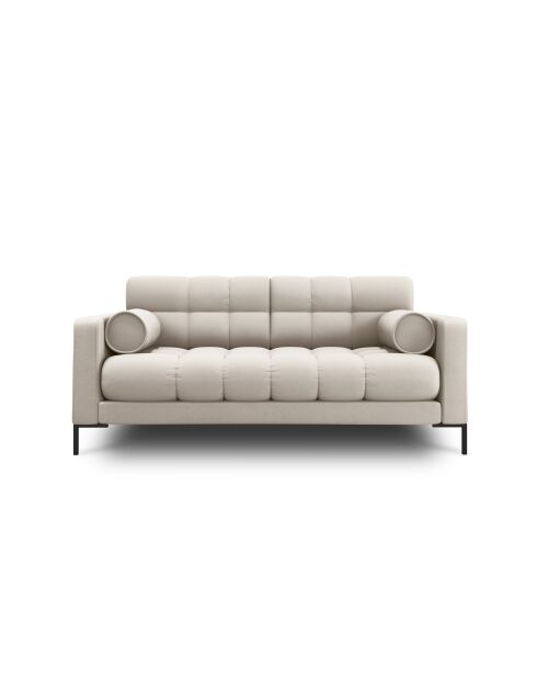 Canapé Bali 2 places beige - 152x96x75 cm