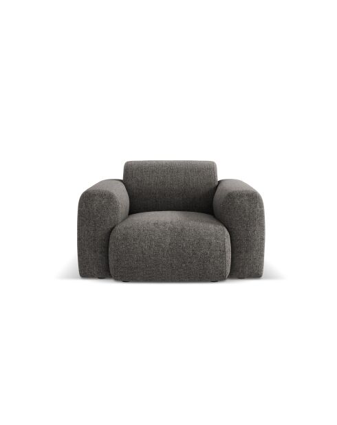 Nolio 1-zits grijze fauteuil - 105x95x72 cm