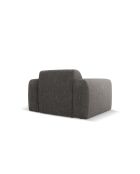 Nolio 1-zits grijze fauteuil - 105x95x72 cm
