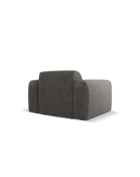 Nolio 1-zits grijze fauteuil - 105x95x72 cm
