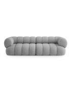 Canapé Koge 4 places gris clair - 240x95x70 cm