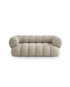 Canapé Koge 2 places beige foncé - 180x95x70 cm