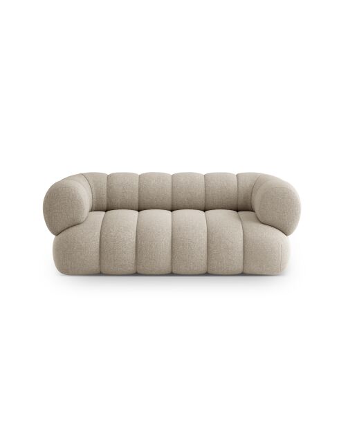 Canapé Koge 2 places beige foncé - 180x95x70 cm