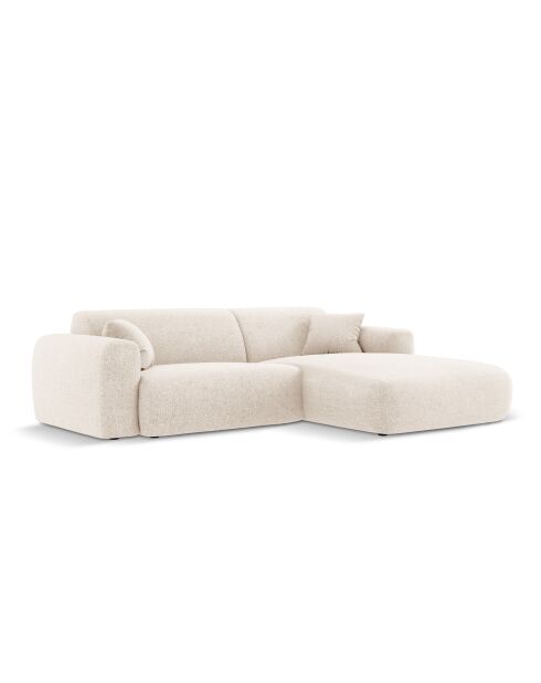Nolio 4-Sitzer-Ecksofa, hellbeige, rechts, 235 x 170 x 72 cm