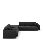 Nolio 4-Sitzer-Ecksofa, schwarz, links, 315 x 250 x 72 cm
