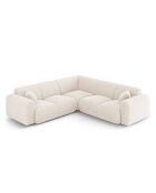Nolio symmetrisches 5-Sitzer-Ecksofa hellbeige - 252x252x72 cm
