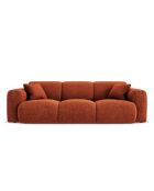 Canapé Nolio 3 places terracotta - 235x95x72 cm