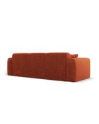 Canapé Nolio 3 places terracotta - 235x95x72 cm