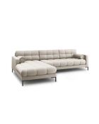Divano angolare sinistro beige a 5 posti Bali - 293x185x75 cm