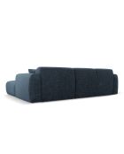 Divano angolare sinistro blu royal Nolio 4 posti - 260x170x72 cm