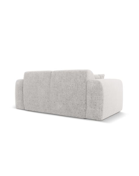Canapé Nolio 2 places gris clair - 170x95x72 cm