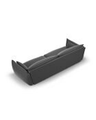 Matera 4-Sitzer-Sofa aus dunkelgrauem Samt - 248x110x85 cm