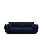 Canapé velours Matera 2 places bleu roi - 180x110x85 cm