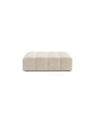 Sitzsack Chicago aus Samt, 1-Sitzer, hellbeige - 102x84x42 cm