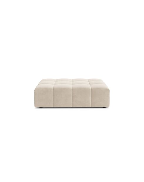 Sitzsack Chicago aus Samt, 1-Sitzer, hellbeige - 102x84x42 cm