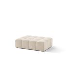 Sitzsack Chicago aus Samt, 1-Sitzer, hellbeige - 102x84x42 cm