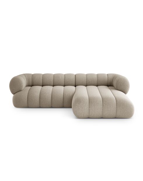 Koge 5-Sitzer-Ecksofa, dunkelbeige, rechts, 270 x 165 x 70 cm