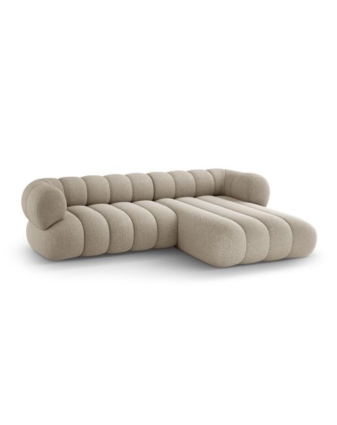 Koge 5-Sitzer-Ecksofa, dunkelbeige, rechts, 270 x 165 x 70 cm