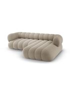 Koge 5-Sitzer-Ecksofa, dunkelbeige, rechts, 270 x 165 x 70 cm