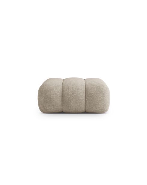 Koge 1-Sitzer-Ottomane, dunkelbeige, 95 x 95 x 40 cm