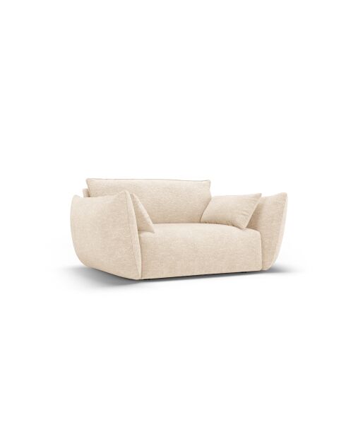 Hellbeiger 1-Sitzer-Sessel Matera - 128x110x85 cm