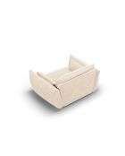 Matera 1-zits lichtbeige fauteuil - 128x110x85 cm