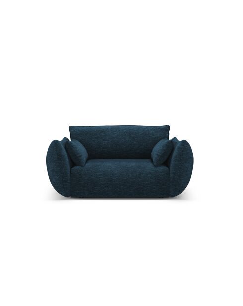 Fauteuil Matera 1 places bleu roi - 128x110x85 cm