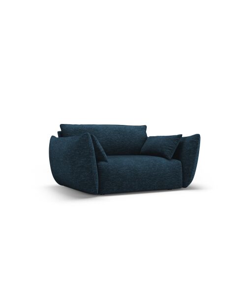 Fauteuil Matera 1 places bleu roi - 128x110x85 cm