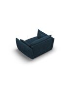 Fauteuil Matera 1 places bleu roi - 128x110x85 cm