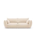 Canapé Matera 2 places beige clair - 180x110x85 cm