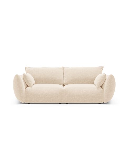Canapé Matera 2 places beige clair - 180x110x85 cm