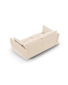 Canapé Matera 2 places beige clair - 180x110x85 cm