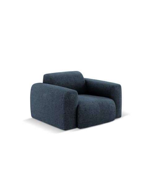 Fauteuil Nolio 1 places bleu roi - 105x95x72 cm