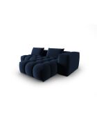 Modulares Ecksofa Verona aus Samt für 3 Personen, rechts, königsblau, 205 x 145 x 70 cm
