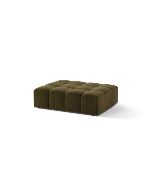 Sitzsack Chicago aus Samt, 1-Sitzer, grün, 102x84x42 cm