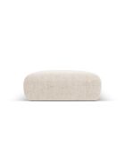 Pouf Nolio 2 posti beige chiaro - 100x100x36 cm