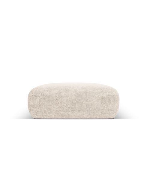 Nolio 2-zits voetenbank lichtbeige - 100x100x36 cm