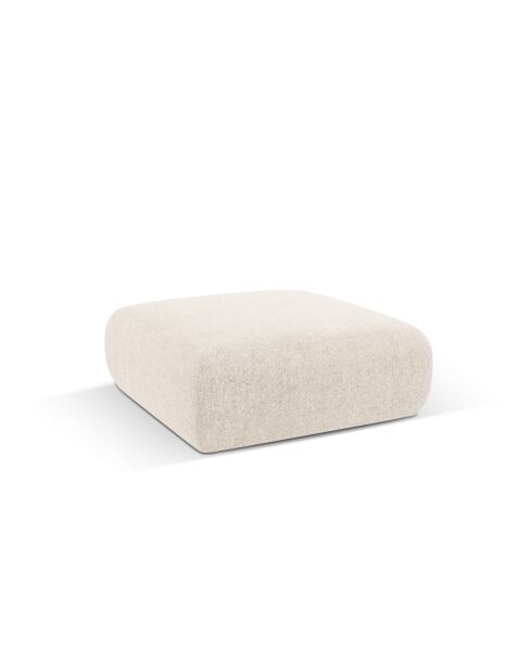 Nolio 2-zits voetenbank lichtbeige - 100x100x36 cm