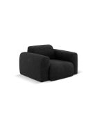 Nolio 1-zits zwarte fauteuil - 105x95x72 cm
