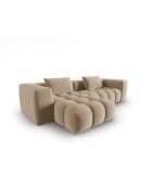 Verona 3-zits modulaire fluwelen linkerhoekbank the sand - 260x145x70 cm